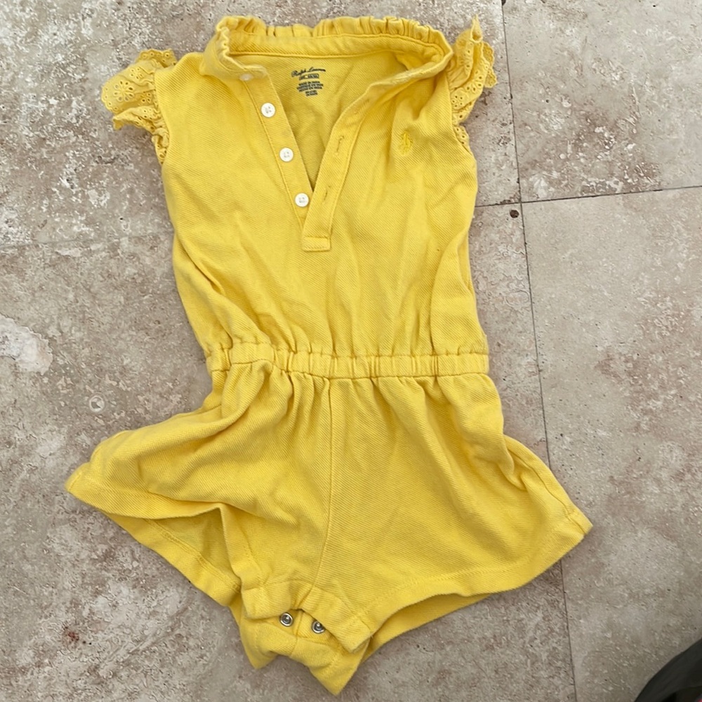 Ralph Lauren yellow romper